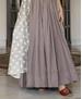 Picture of Resplendent Grey Readymade Gown