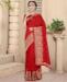 Picture of Shapely Red Silk Saree