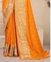 Picture of Fascinating Mustred Silk Saree