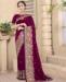 Picture of Delightful Wine Silk Saree