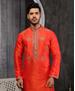 Picture of Pleasing Orange Kurtas