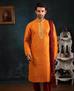 Picture of Shapely Orange Kurtas