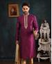 Picture of Admirable Dark Magenta Kurtas