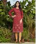 Picture of Fine Maroon Kurtis & Tunic