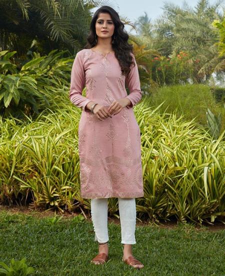 Picture of Stunning Pink Kurtis & Tunic