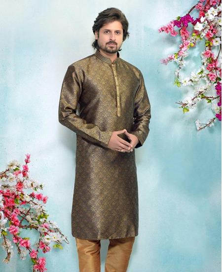 Picture of Fine Dark Grey Kurtas