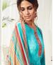 Picture of Charming Sky Blue Cotton Salwar Kameez