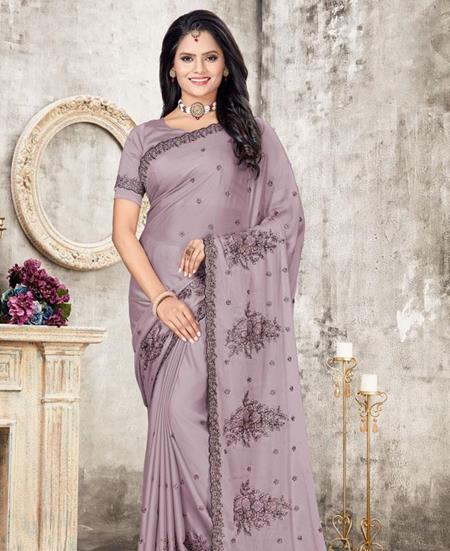 Picture of Pretty Levander Casual Saree