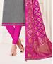 Picture of Splendid Grey Straight Cut Salwar Kameez