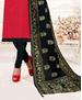 Picture of Beauteous Red Straight Cut Salwar Kameez