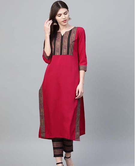 Picture of Gorgeous Rani Pink Kurtis & Tunic