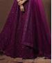 Picture of Pleasing Wine Lehenga Choli