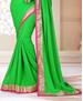 Picture of Statuesque Pakistani Green Casual Saree