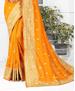 Picture of Gorgeous Mustred Silk Saree