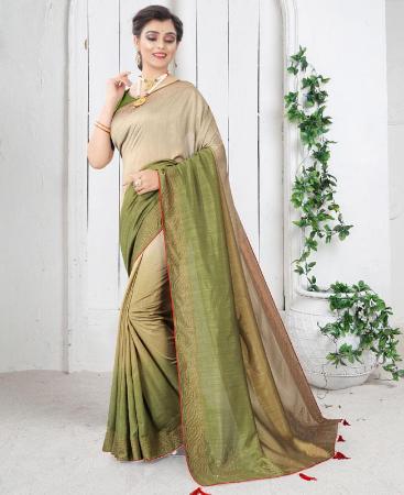 Picture of Amazing Mehandi Casual Saree