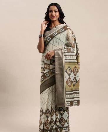 Picture of Sublime Grey Casual Saree