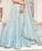 Picture of Well Formed Ice Blue Lehenga Choli