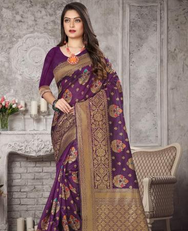 Picture of Excellent Wine Casual Saree