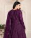 Picture of Good Looking Voilet Anarkali Salwar Kameez