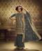 Picture of Grand Grey Straight Cut Salwar Kameez