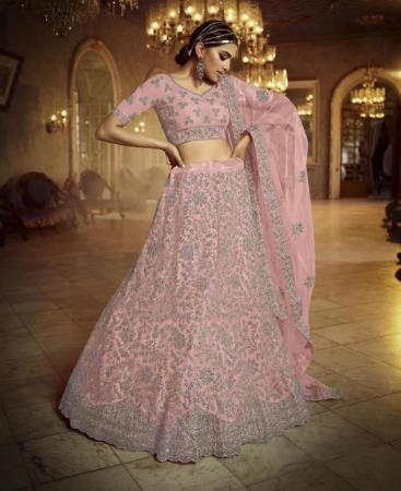 Picture of Elegant Pink Lehenga Choli