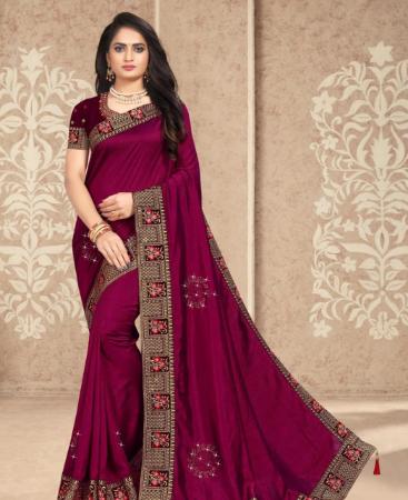 Picture of Graceful Purple Casual Saree