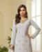 Picture of Ideal Grey Straight Cut Salwar Kameez