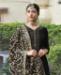 Picture of Splendid Black Straight Cut Salwar Kameez