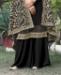 Picture of Splendid Black Straight Cut Salwar Kameez