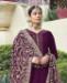 Picture of Enticing Burgundy Straight Cut Salwar Kameez