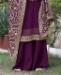 Picture of Enticing Burgundy Straight Cut Salwar Kameez