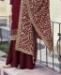 Picture of Fine Maroon Straight Cut Salwar Kameez