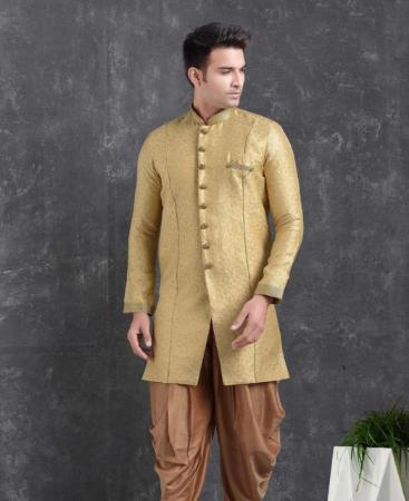 Picture of Comely Gold Indo Western