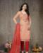 Picture of Elegant Peach Cotton Salwar Kameez