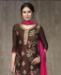 Picture of Well Formed Wine Cotton Salwar Kameez