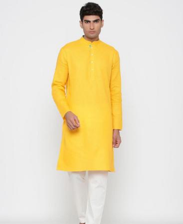 Picture of Delightful Yellow Kurtas