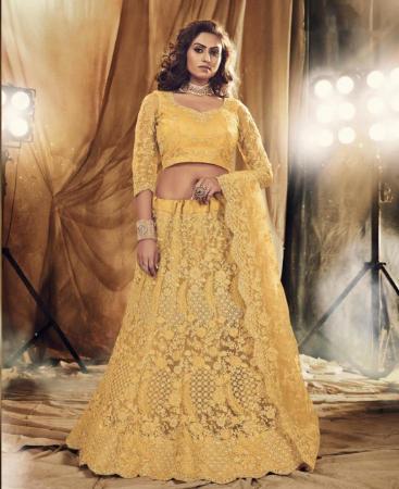 Picture of Amazing Yellow Lehenga Choli