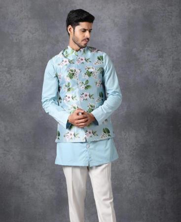 Picture of Delightful Sky Blue Kurtas