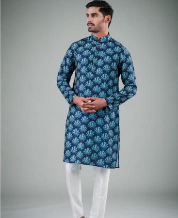 Picture of Elegant Nevy Blue Kurtas