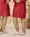 Picture of Sightly Red Kids Kurta Pyjama