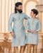 Picture of Delightful Sky Blue Kids Kurta Pyjama