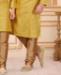 Picture of Sublime Yellow Kids Kurta Pyjama