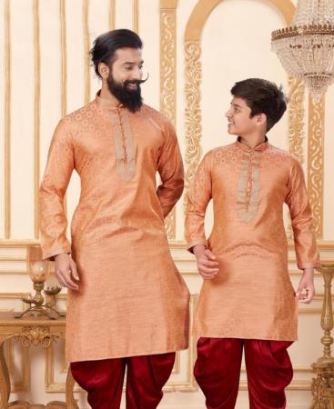 Picture of Taking Peach Kids Kurta Pyjama