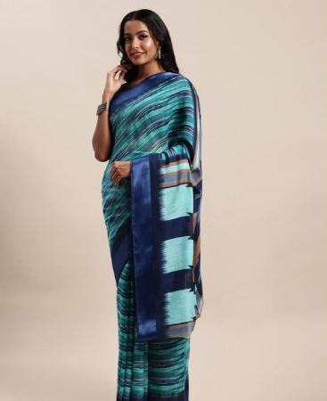 Picture of Elegant Blue Casual Saree