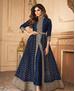 Picture of Good Looking Nevy Blue Anarkali Salwar Kameez