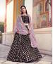 Picture of Stunning Black Lehenga Choli