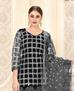 Picture of Pleasing Black Straight Cut Salwar Kameez