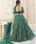 Picture of Marvelous Green Lehenga Choli