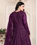 Picture of Good Looking Voilet Anarkali Salwar Kameez