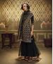 Picture of Radiant Black Straight Cut Salwar Kameez